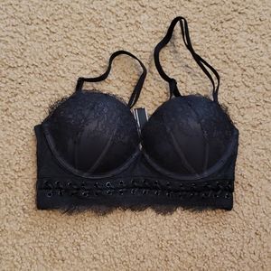 Victoria Secret laced long-lined bra size 32B